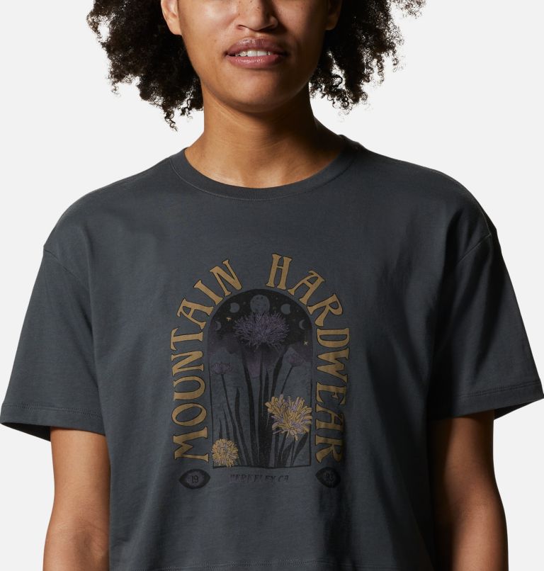 Women's Alpine Flowers Short Sleeve Tee, Color: Volcanic, image 4