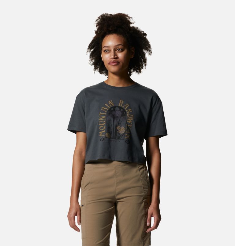 Women's Alpine Flowers Short Sleeve Tee, Color: Volcanic, image 1