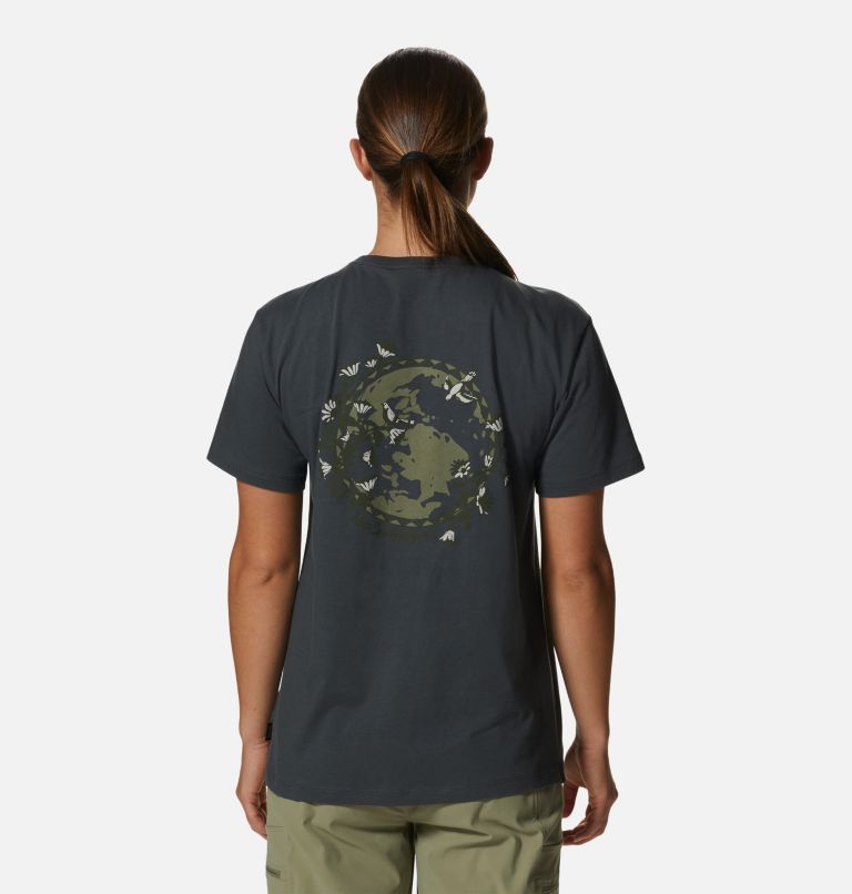 Women's Kea Earth Short Sleeve Tee, Color: Volcanic, image 2
