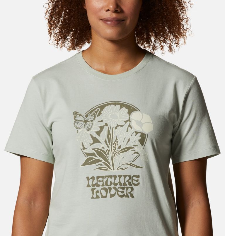 Thumbnail: Women's Nature Lover Short Sleeve Tee, Color: Cactus White, image 4