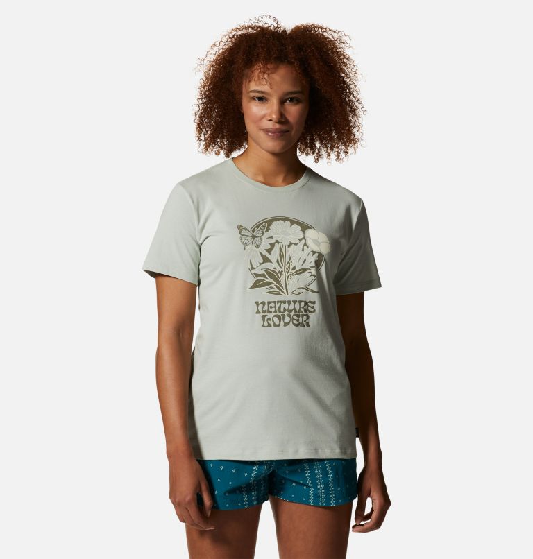 Women's Nature Lover Short Sleeve Tee, Color: Cactus White, image 5