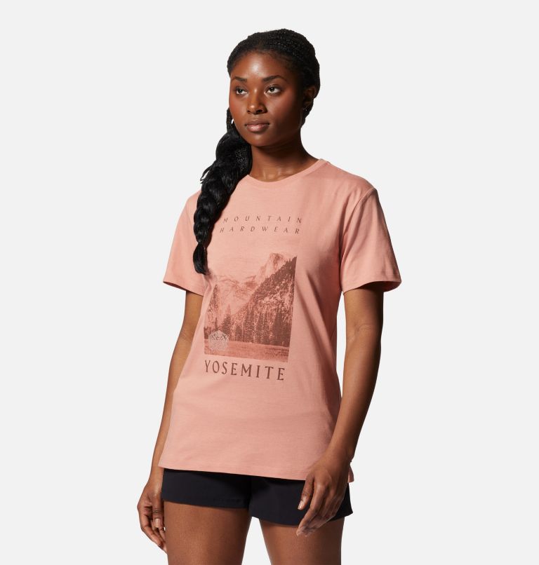 Women's Yosemite Photo Short Sleeve Tee, Color: Washed Sun, image 5