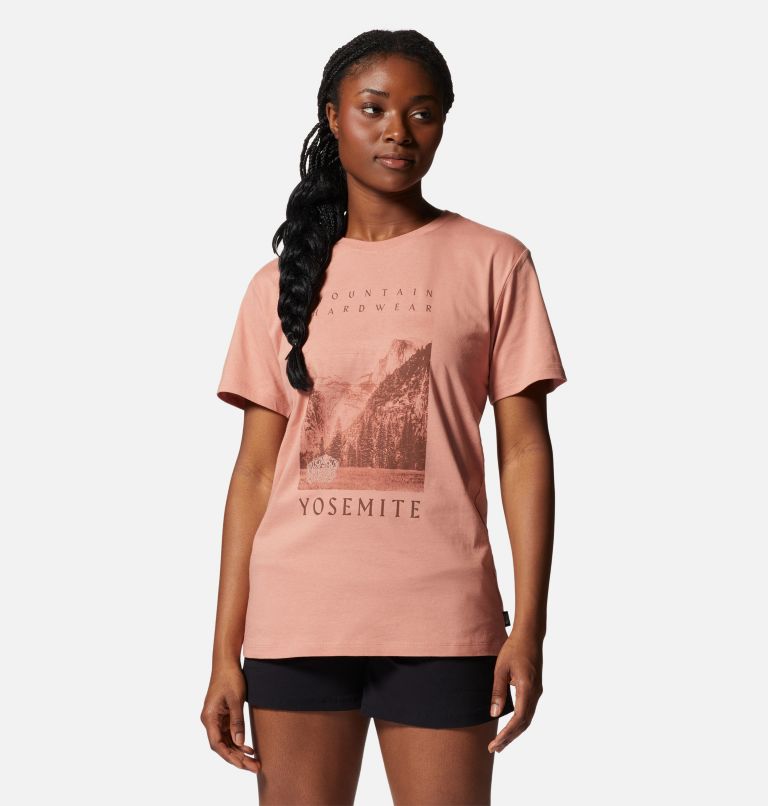Women's Yosemite Photo Short Sleeve Tee, Color: Washed Sun, image 1