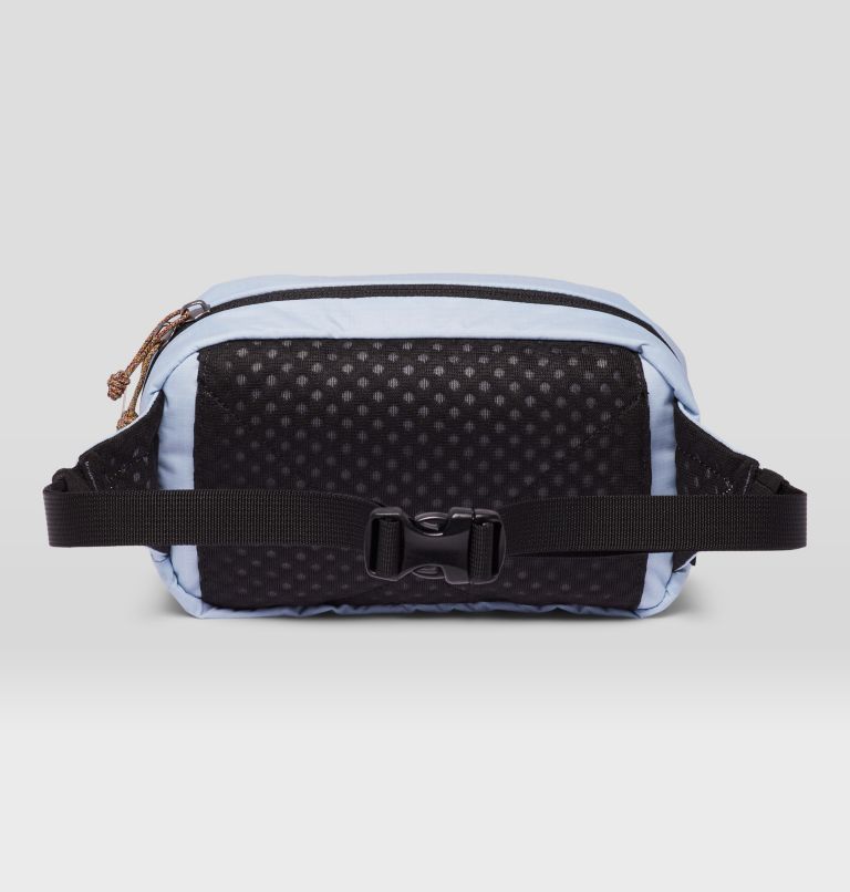 S ice gray nylon crossbody bag