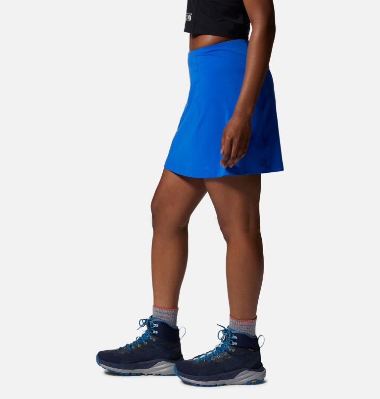 Women's Mountain Stretch Skort, Color: Bright Island Blue, image 3