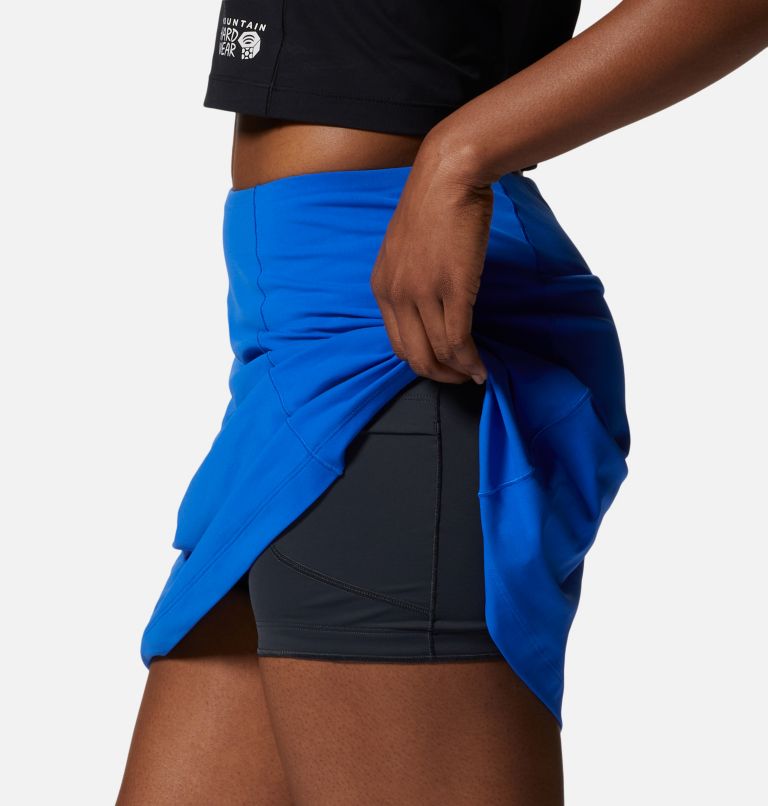 Women's Mountain Stretch Skort, Color: Bright Island Blue, image 6