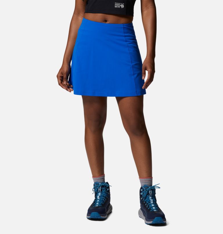 Women's Mountain Stretch Skort, Color: Bright Island Blue, image 1