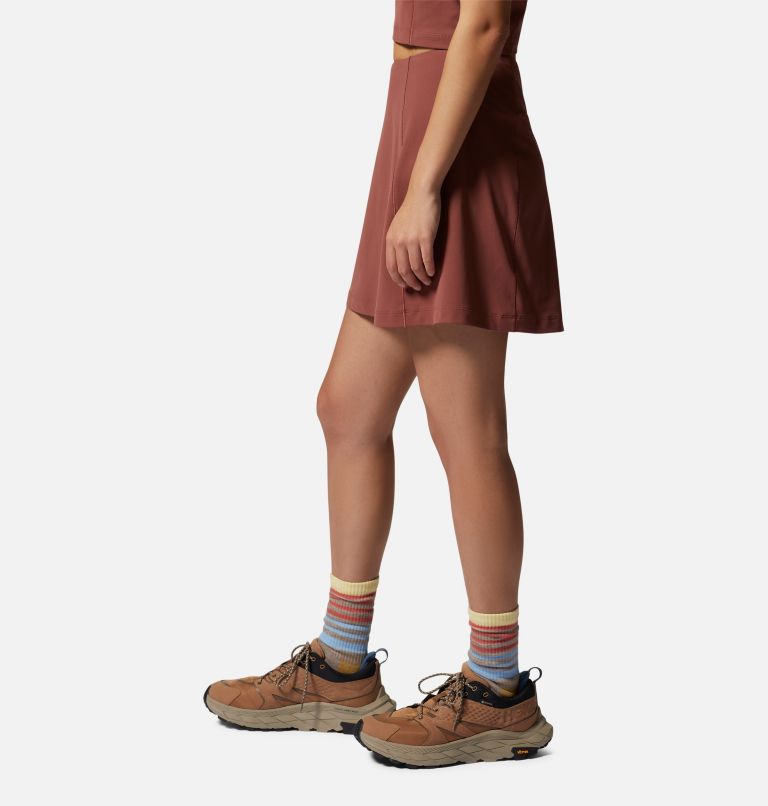 Women's Mountain Stretch Skort, Color: Clay Earth, image 3