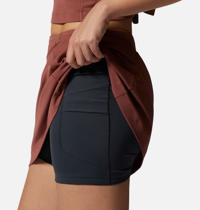 Women's Mountain Stretch Skort, Color: Clay Earth, image 6