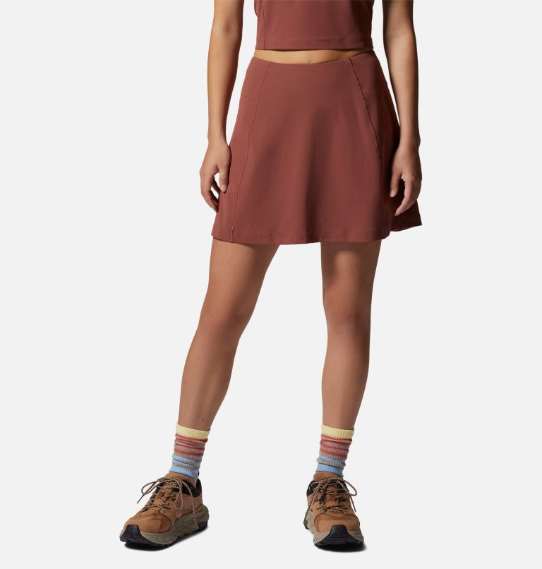 Women's Mountain Stretch Skort, Color: Clay Earth, image 1