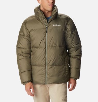 columbia puffer jacket green