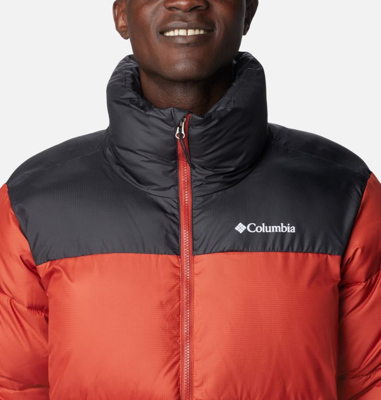 Columbia red hotsell puffer jacket