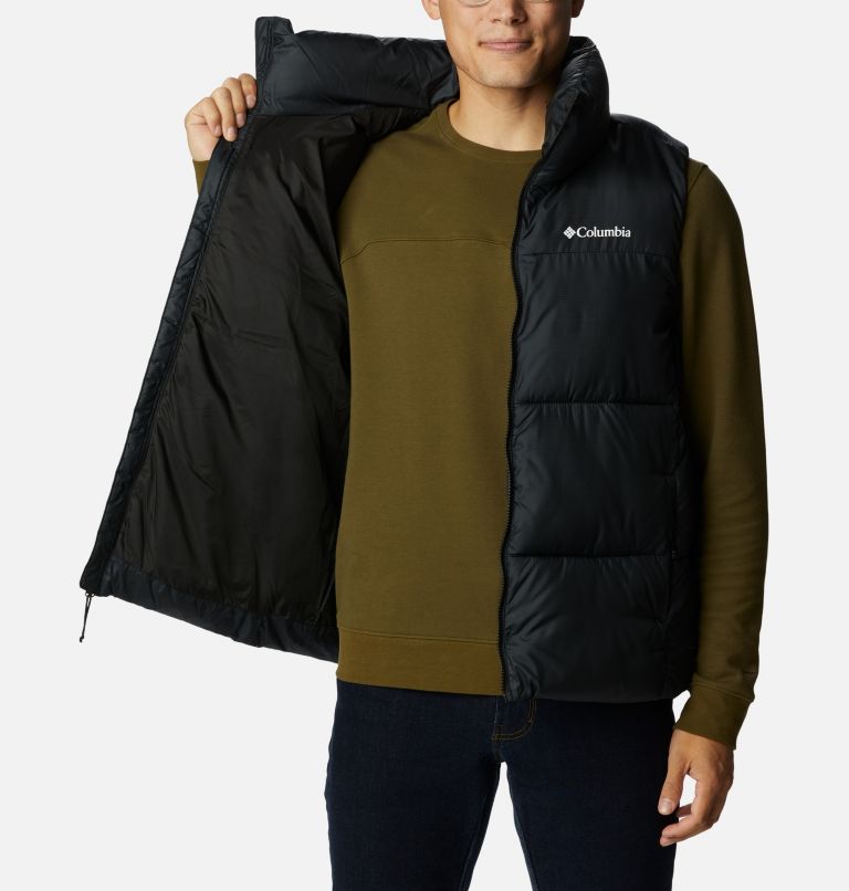 Columbia black puffer store vest