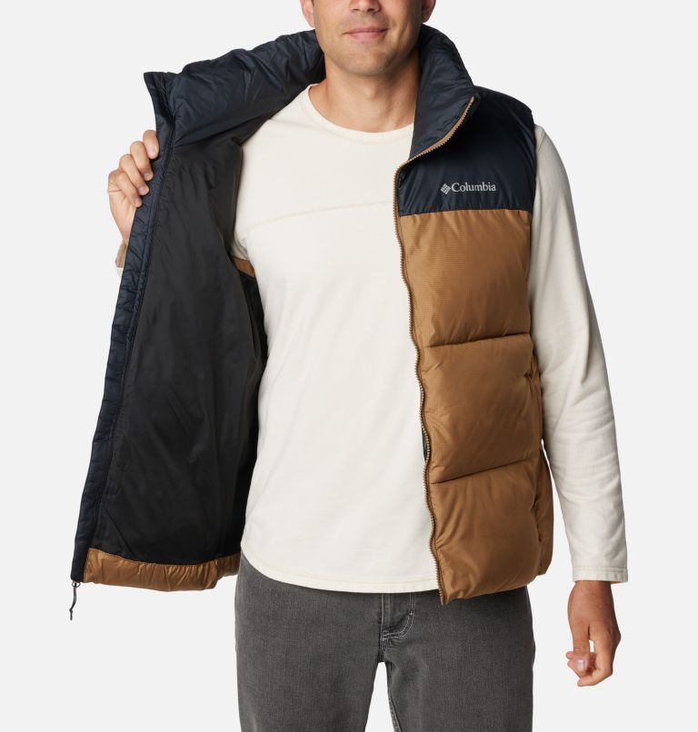 Thumbnail: Men's Puffect II Puffer Vest, Color: Delta, Black, image 5