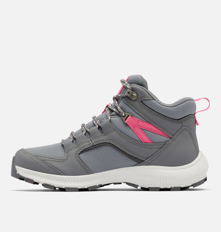 Women's Re-Peak Mid Shoe, Color: Ti Grey Steel, Wild Geranium, image 5