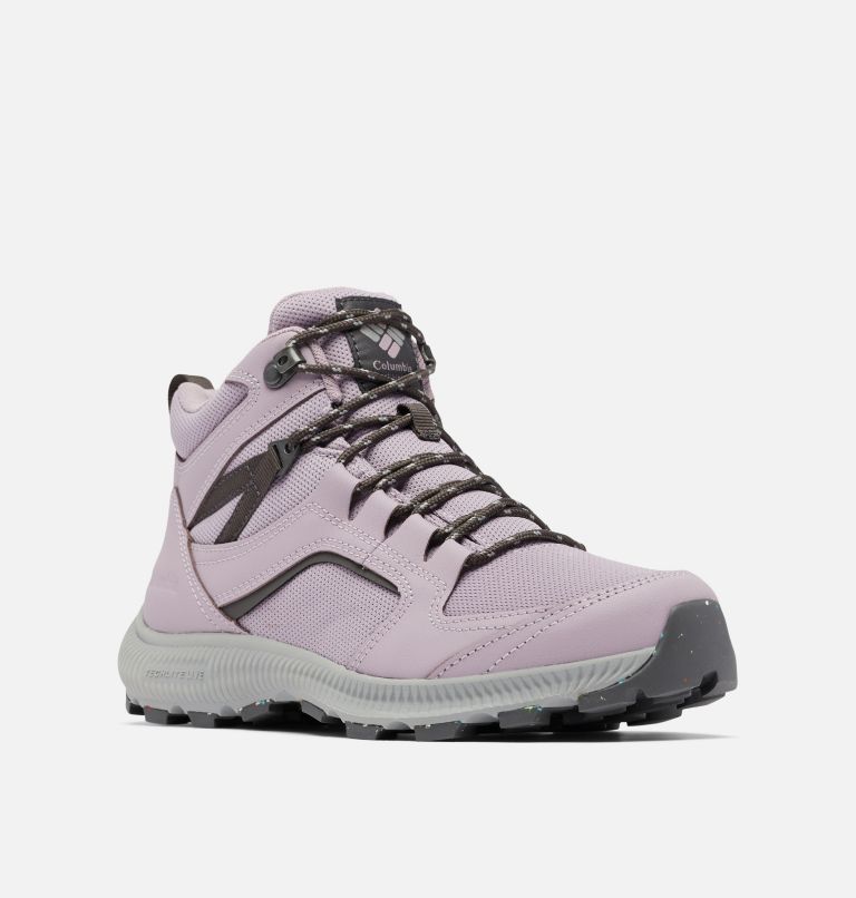 Women's Re-Peak Mid Shoe, Color: Shale Mauve, Dark Grey, image 2