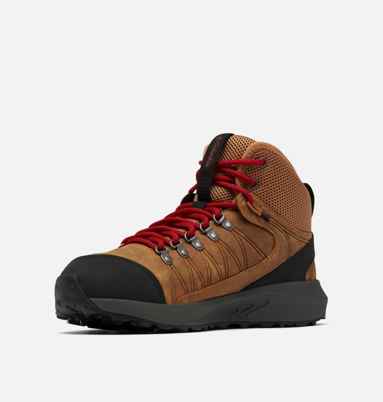 Men's Trailstorm Crest Mid Waterproof Shoe, Color: Elk, Black, image 6