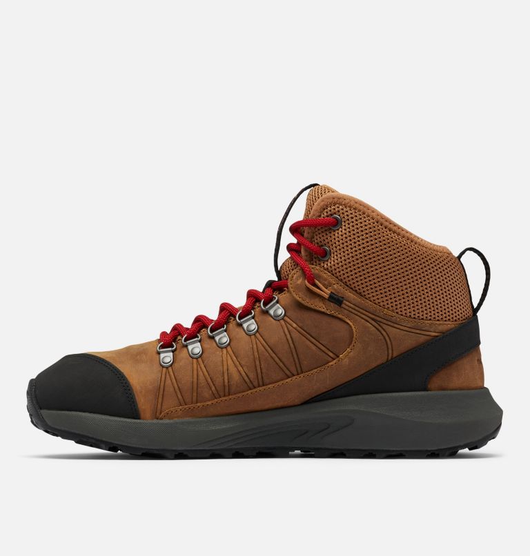 Men's Trailstorm Crest Mid Waterproof Shoe, Color: Elk, Black, image 5