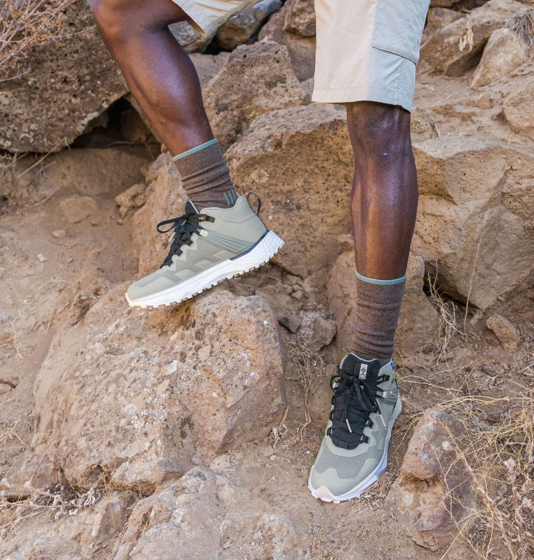 Thumbnail: Men's Facet 75 Mid Outdry Waterproof Hiking Shoe, Color: Kettle, Black, image 10