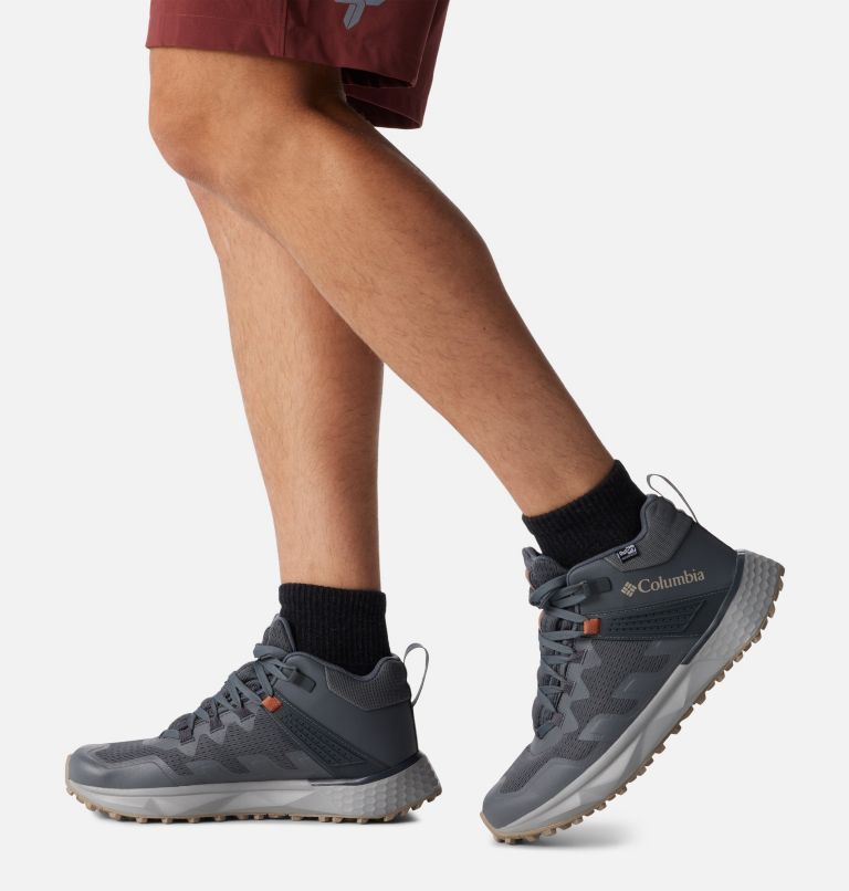 Men's Facet 75 Mid OutDry Shoe, Color: Graphite, Canvas Tan, image 10