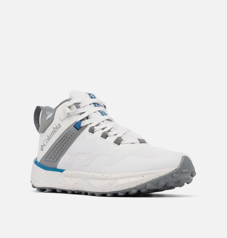Thumbnail: Men's Facet 75 Mid OutDry Shoe, Color: Silver Grey, Phoenix Blue, image 2