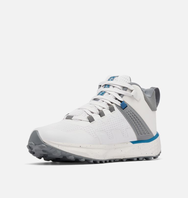 Thumbnail: Men's Facet 75 Mid OutDry Shoe, Color: Silver Grey, Phoenix Blue, image 6
