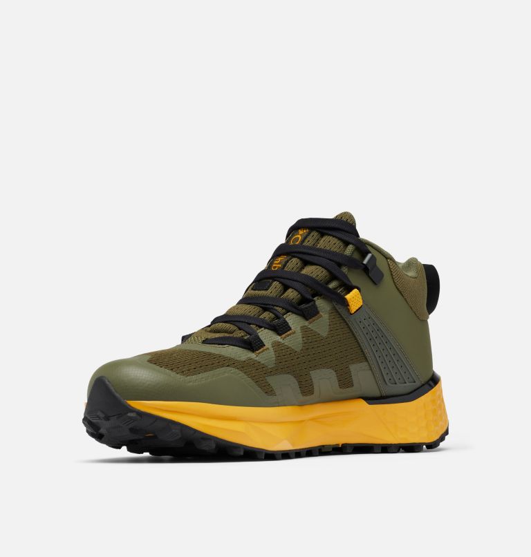 Thumbnail: Chaussure Facet 75 Mid OutDry Homme, Color: Nori, Golden Yellow, image 6