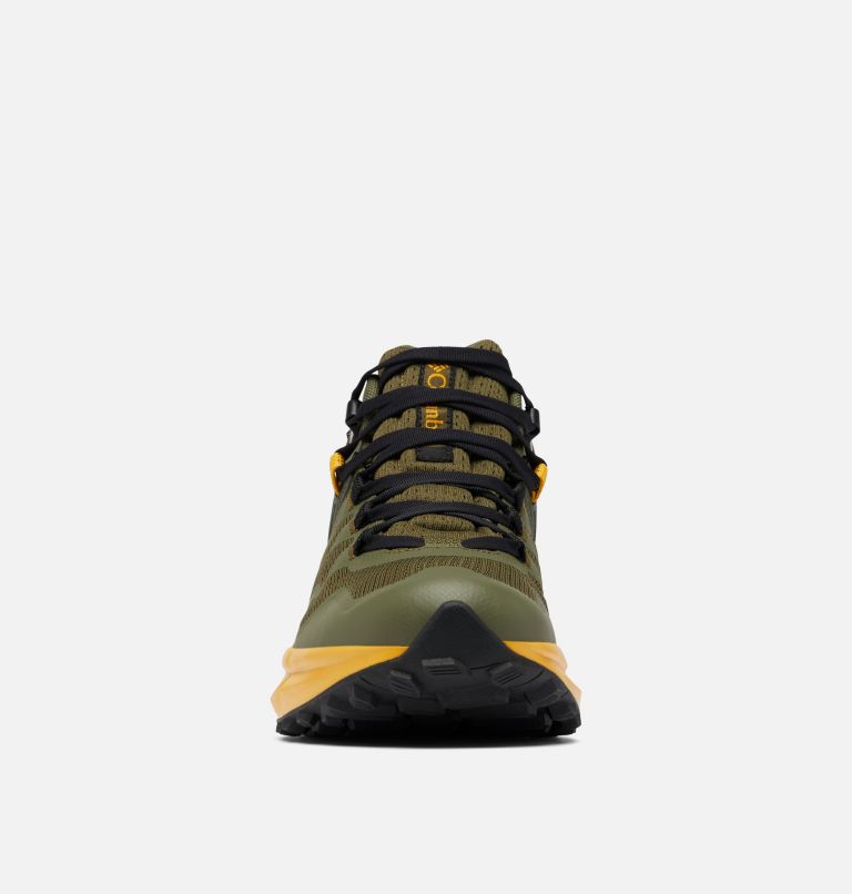 Thumbnail: Men's Facet 75 Mid Outdry Waterproof Hiking Shoe, Color: Nori, Golden Yellow, image 7