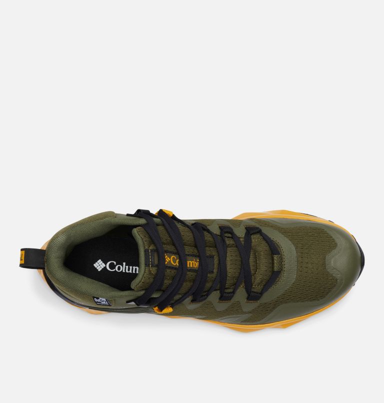 Men's Facet 75 Mid OutDry Shoe, Color: Nori, Golden Yellow, image 3