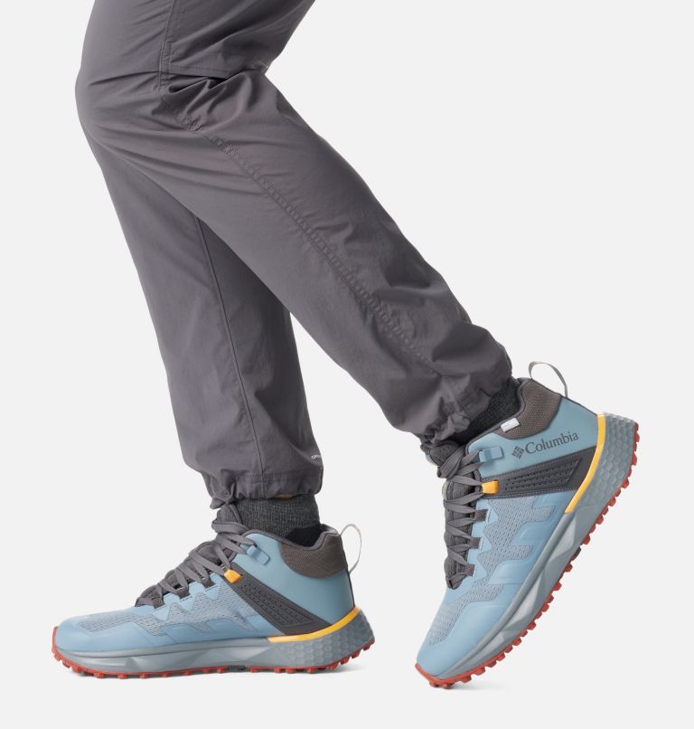 Thumbnail: Chaussure de Randonnée Imperméable Facet 75 Mid Outdry Homme, Color: Mercury, Raw Honey, image 10
