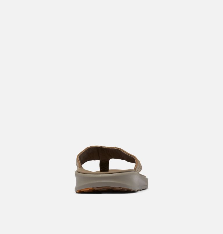 Men's PFG Rostra Beachcomber LE Flip Flop, Color: Dark Truffle, Wet Sand, image 8