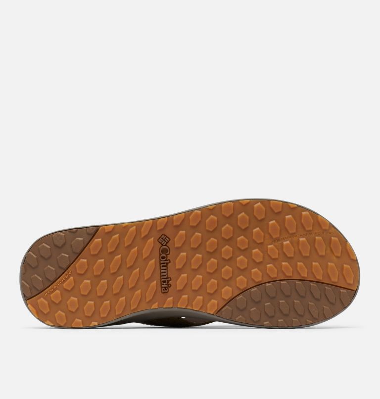 Men's PFG Rostra Beachcomber LE Flip Flop, Color: Dark Truffle, Wet Sand, image 4