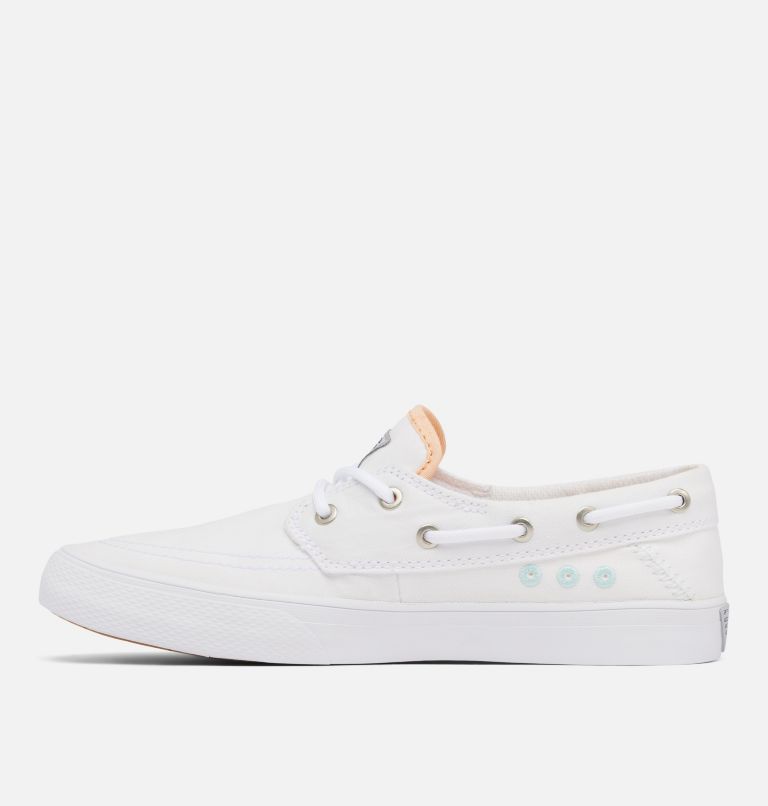 Women's PFG Slackwater Boat Shoe, Color: White, Icy Morn, image 6