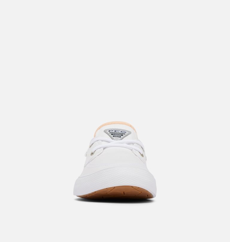 Women's PFG Slackwater Boat Shoe, Color: White, Icy Morn, image 8