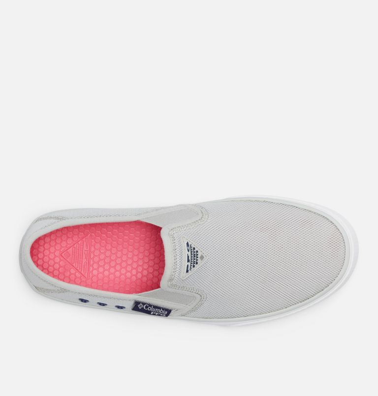 Thumbnail: Women's PFG Slackwater Breeze Slip Shoe, Color: Cool Grey, White, image 3