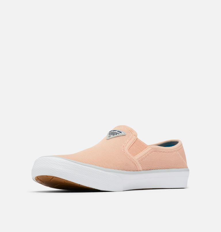 Women's PFG Slackwater Breeze Slip Shoe, Color: Light Coral, White, image 6