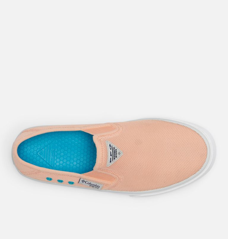 Thumbnail: Women's PFG Slackwater Breeze Slip Shoe, Color: Light Coral, White, image 3