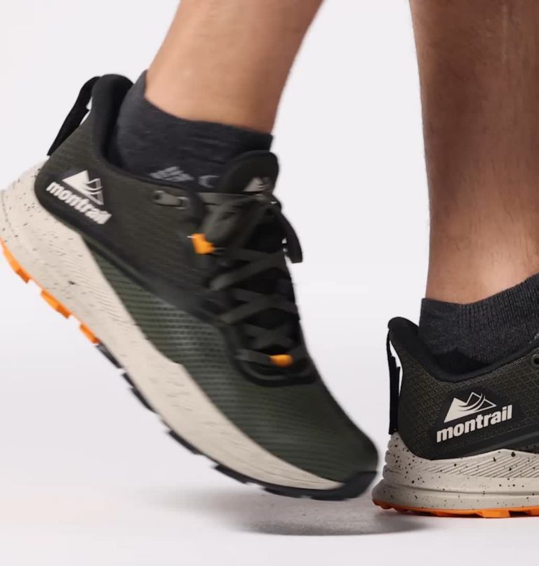 Chaussure Montrail Trinity FKT Homme, Color: Alpine Tundra, Marmalade