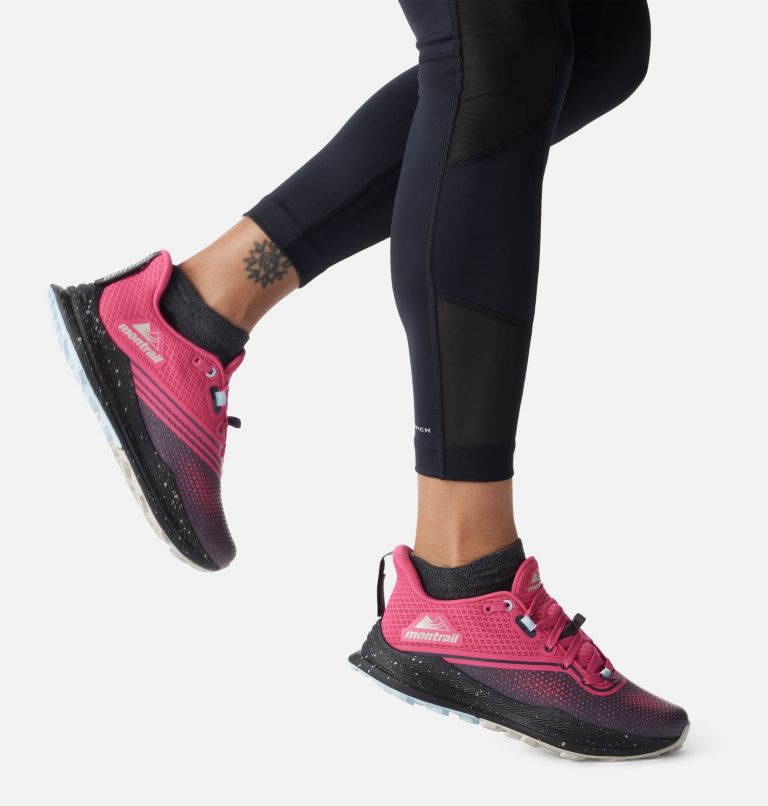 Thumbnail: Women's Montrail Trinity FKT Trail Running Shoe, Color: Shark, Ultra Pink, image 10