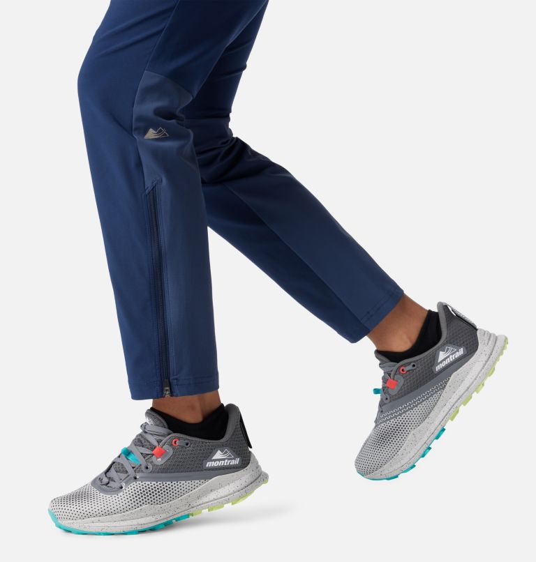 Women's Montrail Trinity FKT Trail Running Shoe, Color: Grey Ice, Bright Aqua, image 10
