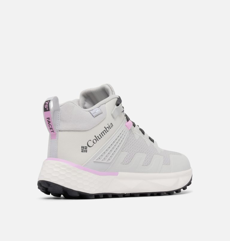 Women's Facet 75 Mid OutDry Shoe, Color: Grey Ice, Cosmos, image 9