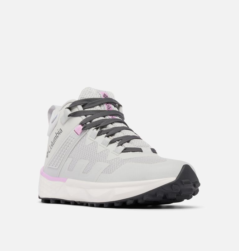 Thumbnail: Women's Facet 75 Mid OutDry Shoe, Color: Grey Ice, Cosmos, image 2