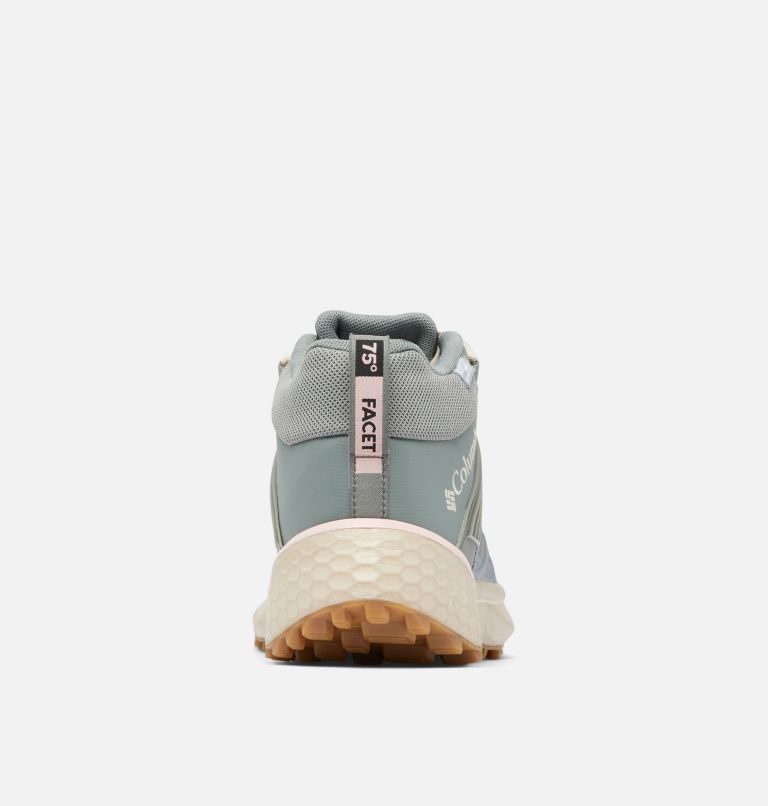 Women's Facet 75 Mid OutDry Shoe, Color: Sedona Sage, Dusty Pink, image 2