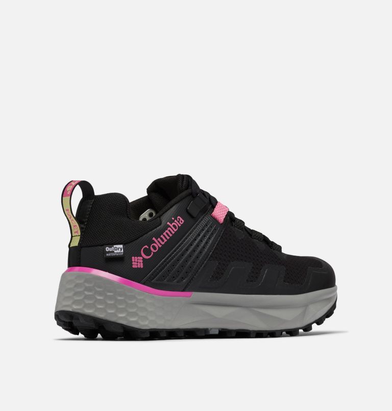 Thumbnail: Women's Facet 75 Outdry Waterproof Hiking Shoe, Color: Black, Wild Geranium, image 9