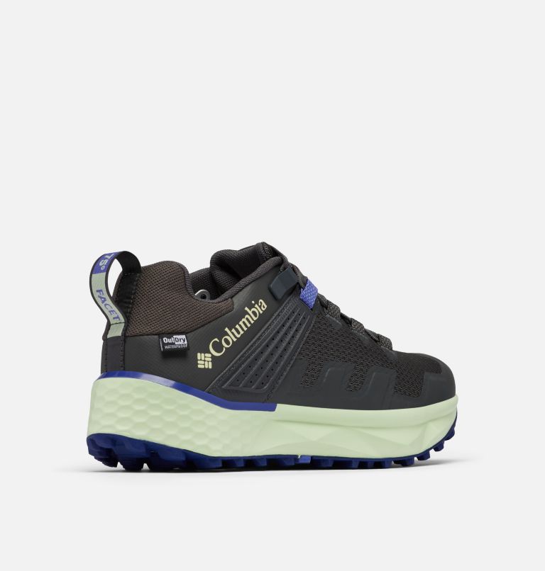 Women's Facet 75 Outdry Waterproof Hiking Shoe, Color: Dark Grey, Key West, image 9