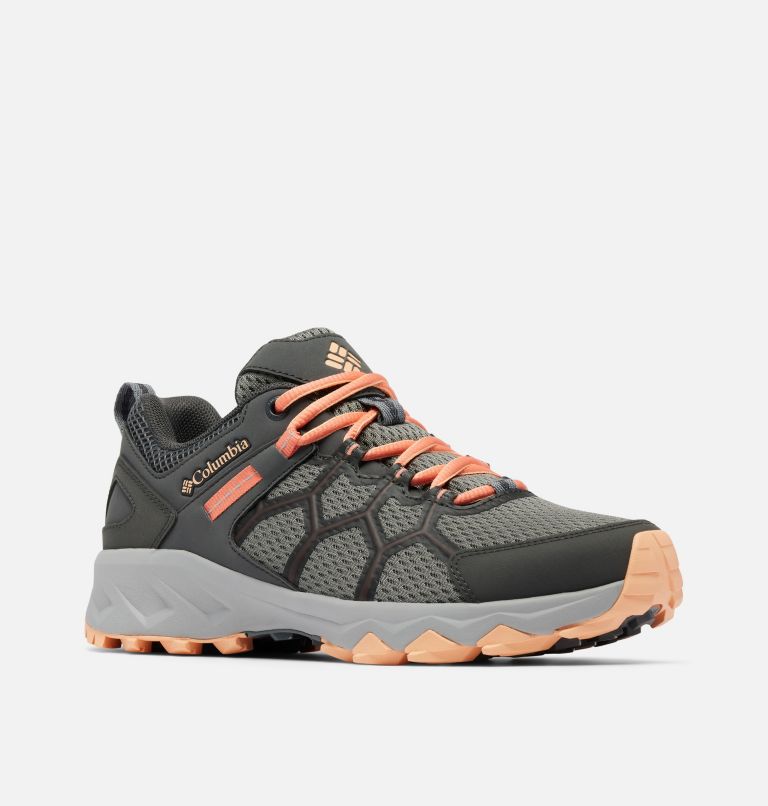 Columbia Zapatillas Trekking Mujer - Peakfreak II Mid Outdry - Dark  Grey/Dark Coral