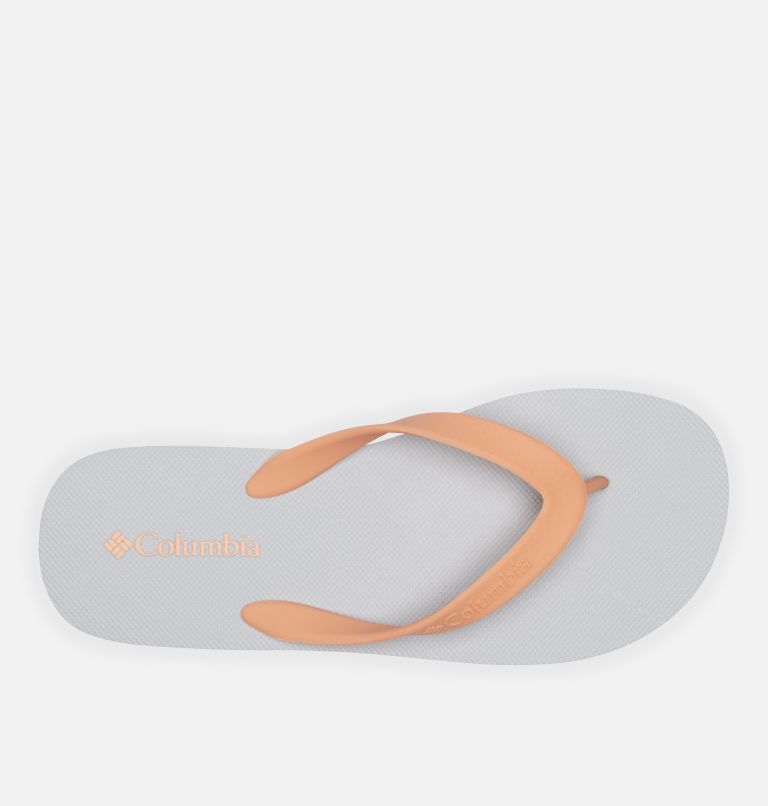 Women's Sun Trek Flip Flop, Color: Apricot Fizz, Slate Grey, image 3