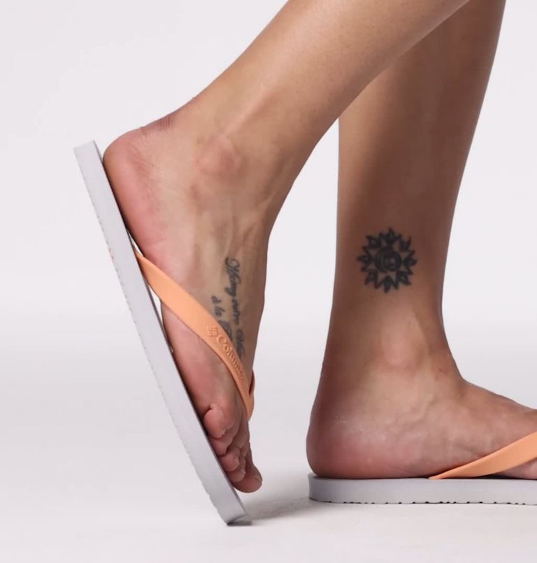 Tong Sun Trek Femme, Color: Apricot Fizz, Slate Grey