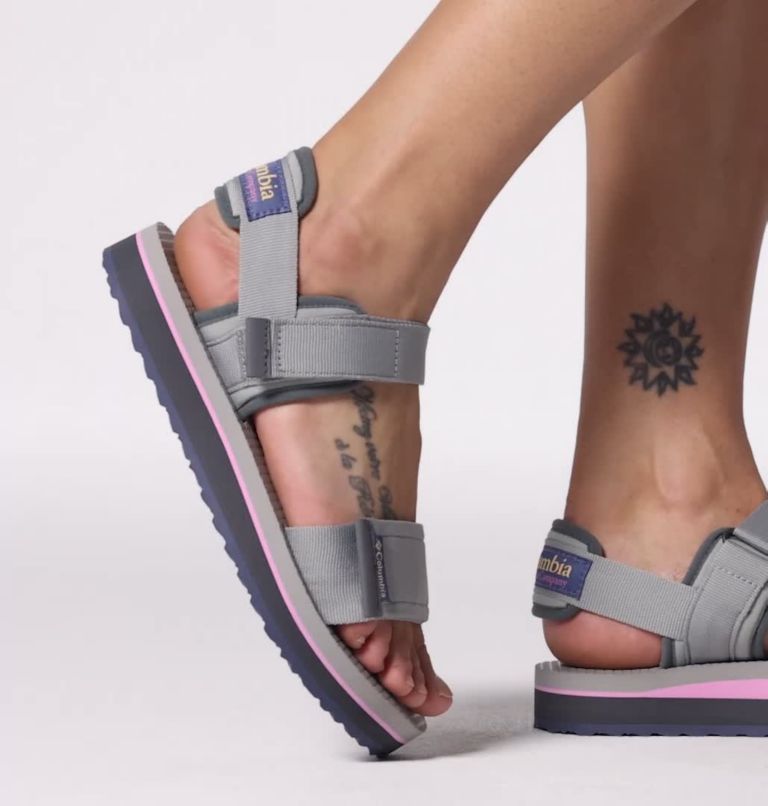 Women's Via Sandal, Color: Steam, Sunkissed
