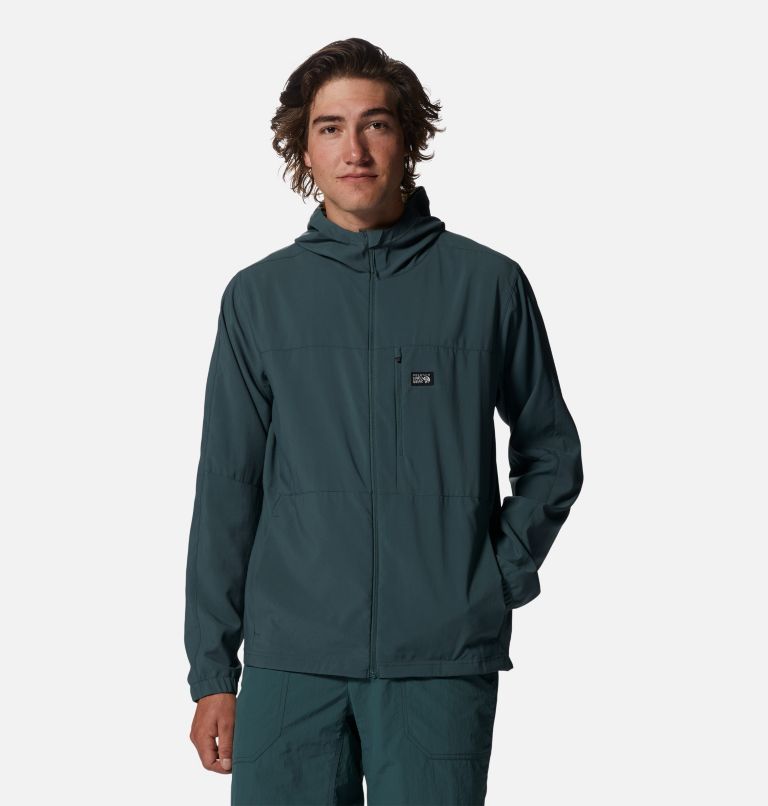Men's Trail Sender Jacket, Color: Black Spruce, image 1